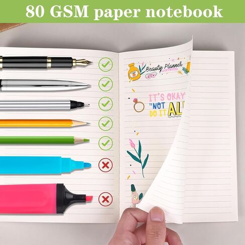 SZYIKUER A5 Kraft Notebooks Bulk, Graph Paper Journaling Notebooks, Notebooks for Work, Journal notebooks for kids, Composition Notebooks for School， 60 Pages ，8.3x5.5 Inches 4Pack in Kuwait