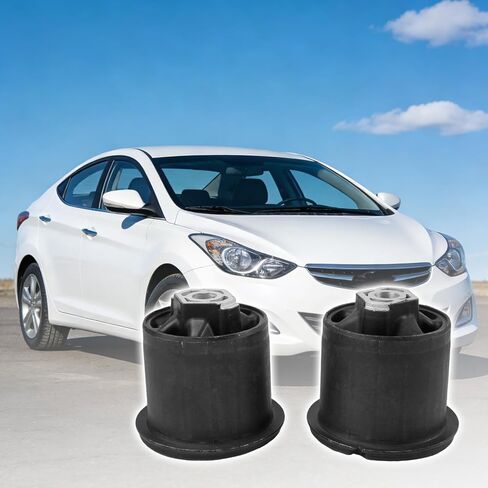 2pcs Rear Crossmember Subframe Bushing Kit for Hyundai Elantra 2011-2017 for Kia Forte 2014-2018 for Veloster 2012-2017 Replacement for 55160-3X000 Eliminates Clunking Noise Improves Handling in Kuwait