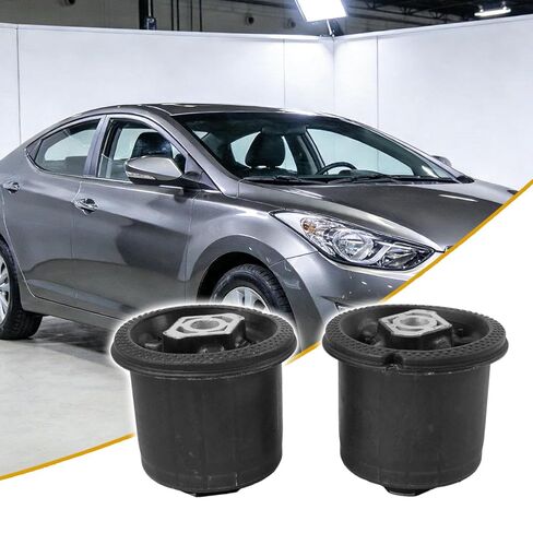 2pcs Rear Crossmember Subframe Bushing Kit for Hyundai Elantra 2011-2017 for Kia Forte 2014-2018 for Veloster 2012-2017 Replacement for 55160-3X000 Eliminates Clunking Noise Improves Handling in Kuwait