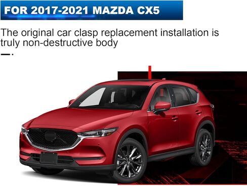 قالب زخرفة الحاجز الأمامي لمازدا CX-5 2017-2021، الجانب الأيسر والأيمن، مشاعل الحاجز، OEM # KB7W51W20E8N، KB7W51W30E8N (عبوة من 2) in Kuwait