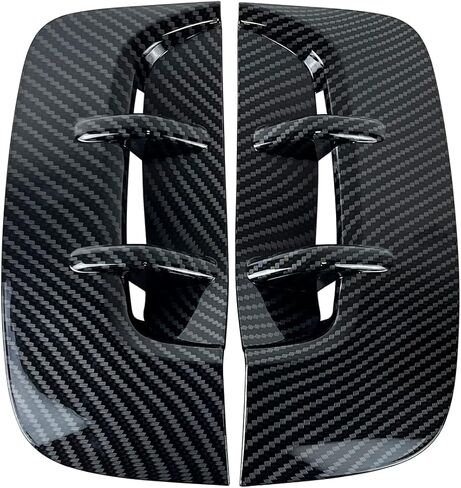 2PCS Side Fender Vent Trim Covers Compatible with Kia Stinger 2018-2023 Side Vent Grill Trim Cover Stinger (Carbon Fiber Look) in Kuwait