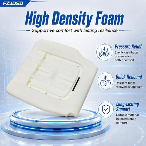 FZJDSD Driver Side Bottom Replacement Seat Foam Cushion Compatible with Ford F250 F350 F450 F550 Lariat 2011 2012 2013 2014 2015 2016 in Kuwait