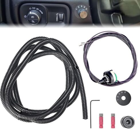 DSP5 SOTF Switch Compatible with 2004.5-2005 Chevy Silverado GMC Sierra 2500HD 3500HD 6.6L Duramax LLY, 5-Position 2-Wire 2-Pin Shift-On-The-Fly Rotary Selector Switch in Kuwait