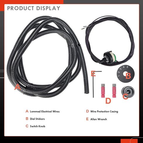 DSP5 SOTF Switch Compatible with 2004.5-2005 Chevy Silverado GMC Sierra 2500HD 3500HD 6.6L Duramax LLY, 5-Position 2-Wire 2-Pin Shift-On-The-Fly Rotary Selector Switch in Kuwait