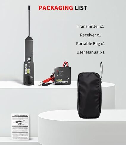 EM415Pro Wire Tracer Electrical Automotive Open & Short Finder, VEHLIVE 6-42V DC Circuit Tester Automotive Circuit Breaker Finder Fault Probe Wire Tracker Electrical Cable Tracer for Car, Boat,Trailer in Kuwait