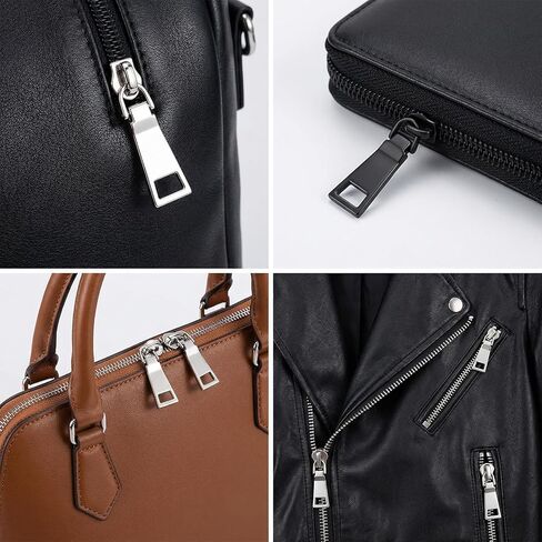 6 PCS Zipper Pull Replacement, Metal Zipper Pulls Tab Handle Mend Fixer Zippers Tab Repair Heavy Duty Zippers Fixer Fasteners for Luggage Bag Backpack Jacket Coat Boots, Sewing Notions (3 Sizes) in Kuwait
