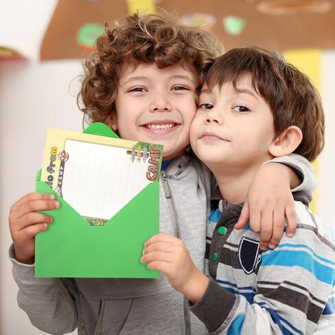 12 Set Camp Setstationary Letter and Envelopes, Sleepaway Camp Essentials with Camp Postcards, Summer Stationery Letter Writing Kit for Boys and Girls in Kuwait