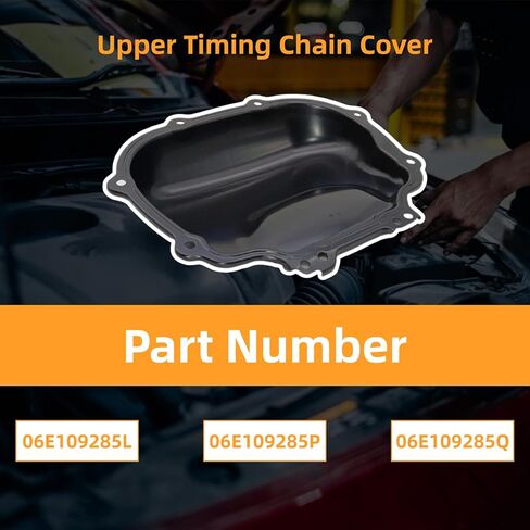 3.0T Upper Engine Timing Cover Compatible with Audi Q7 A7 Quattro A8 Quattro A5 Quattro/S5 A4 Quattro/S4 A6 Allroad quattro 06E109285L 06E109285P 06E109285Q in Kuwait