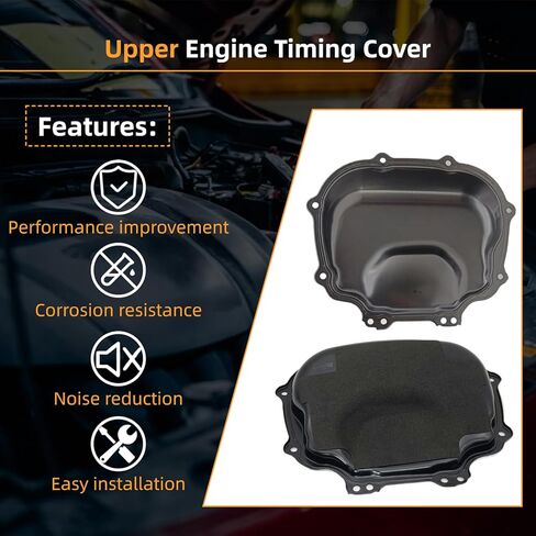 3.0T Upper Engine Timing Cover Compatible with Audi Q7 A7 Quattro A8 Quattro A5 Quattro/S5 A4 Quattro/S4 A6 Allroad quattro 06E109285L 06E109285P 06E109285Q in Kuwait