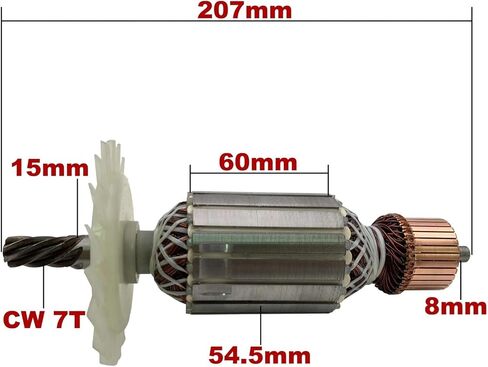 AC220V-240V Armature Rotor Anchor Replacement For Cutting Machine D28715 D28700 in Kuwait