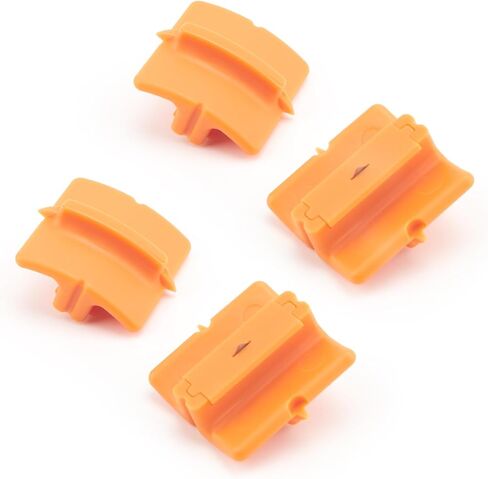 4-Pack Paper Trimmer Blades 195960-1001 Replacement for Fiskars Personal Trimmer - Style G Paper Cutter Blades for 9" and 12" Paper Cutter, Ideal for Scrapbooking, Sewing & Craft Projects in Kuwait