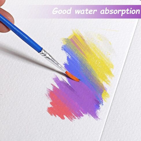 60 Sets Watercolor Cards with Envelopes, 140lb/300 GSM Cotton Heavyweight Foldable Greeting Paper Card, 5x7 Inch Foldable Blank Watercolor Postcards and Envelopes, Greeting Card for All Occasions in Kuwait