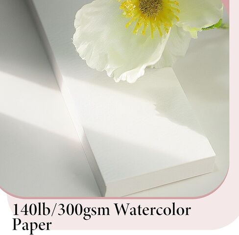 50 Pcs Watercolor Paper Blank Bookmarks 1.9" x 7.8" (5 x 20cm) Cotton Watercolor Cards for DIY Projects School Supply Gifts Tags, No Hole in Kuwait