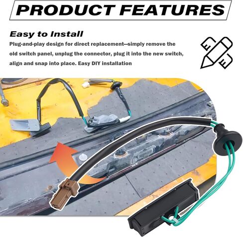Hatch Button Trunk Latch Replacement OEM#63270-FJ000,Trunk Release Switch Compatible with Subaru Crosstrek Impreza,Trunks Lid Release Opener Switch Button Tailgate Switches Buttons in Kuwait