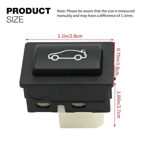 Hoypeyfiy 61316921846 مفتاح تحرير الباب الخلفي، بديل لسلسلة BMW 1 F20 F21 E81 E82 E87 E88 2 Series F22 F23 F87 3 Series F30 F31 F34 F80 E90، يستبدل 61319200316 in Kuwait