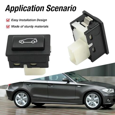 Hoypeyfiy 61316921846 مفتاح تحرير الباب الخلفي، بديل لسلسلة BMW 1 F20 F21 E81 E82 E87 E88 2 Series F22 F23 F87 3 Series F30 F31 F34 F80 E90، يستبدل 61319200316 in Kuwait