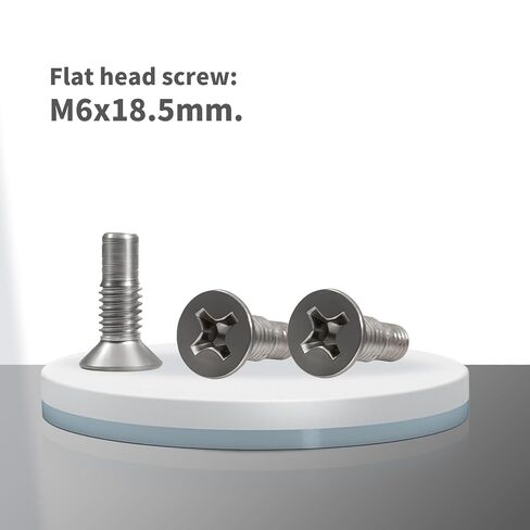 3Pack 90103-S7S-003 Door Latch Lock Motor Actuator Outer Handle Flat Head Mount Screw M6x18.5mm Compatible with Honda Accord Odyssey Acura CR-V in Kuwait