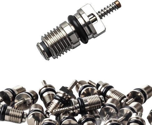 25 PCS Standard JRA A/C Schrader Valve Core for 134A、R12 Automotive Systems Replacement Compatible with BAS03005 MT0059 59347 15-75234 409914 2674 etc more Foreign & Domestic Vehicles in Kuwait