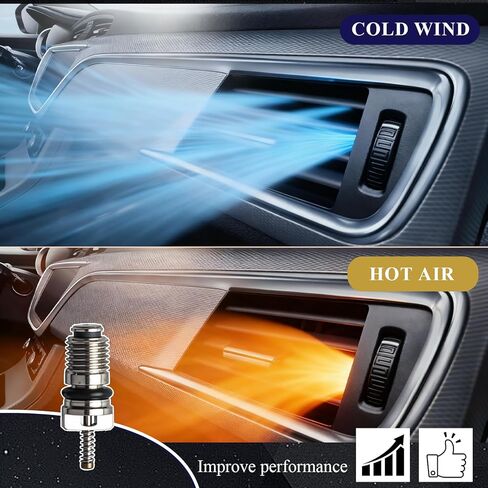 25 PCS Standard JRA A/C Schrader Valve Core for 134A、R12 Automotive Systems Replacement Compatible with BAS03005 MT0059 59347 15-75234 409914 2674 etc more Foreign & Domestic Vehicles in Kuwait