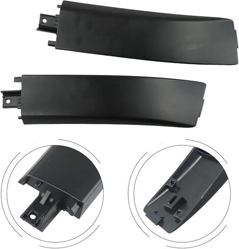 Roof Rack Rail Front End Cap Pair Plastic, Black for Grand Vitara 06-15, 2 Pack in Kuwait