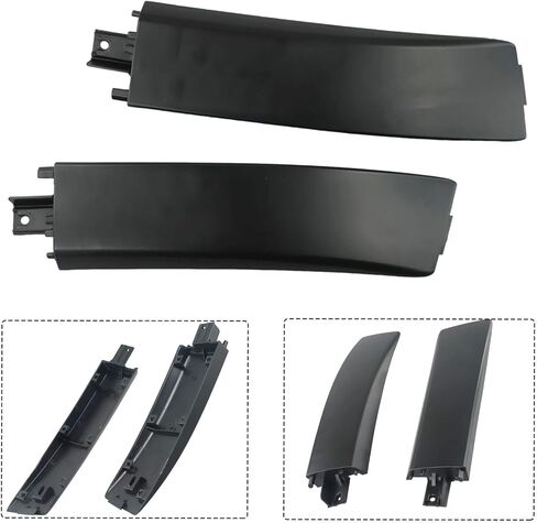 Roof Rack Rail Front End Cap Pair Plastic, Black for Grand Vitara 06-15, 2 Pack in Kuwait