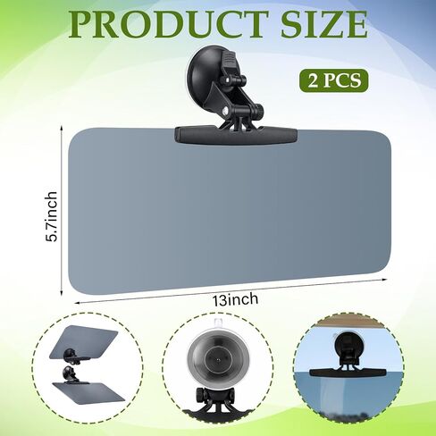 BBTO 2 Pcs Golf Cart Sun Visor Suction Cup Golf Cart Sun Visors Compatible with Roof Crossbars, UV Protection Shade in Kuwait