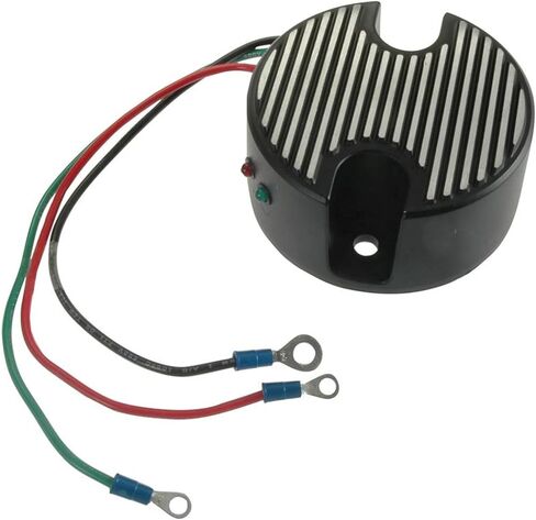 OEG Parts New Black Generator Regulator Compatible With Harley Davidson Sportster Motorcycle 1119615 in Kuwait
