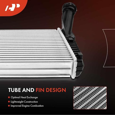 A-Premium Turbocharger Intercooler Compatible with Audi Q7 2008-2015 3.0L & Volkswagen Touareg 2009-2010/2013-2016 3.0L & Porsche Cayenne 2011-2017 3.0L, SUV, Charge Air Cooler in Kuwait