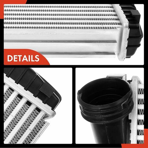 A-Premium Turbocharger Intercooler Compatible with Audi Q7 2008-2015 3.0L & Volkswagen Touareg 2009-2010/2013-2016 3.0L & Porsche Cayenne 2011-2017 3.0L, SUV, Charge Air Cooler in Kuwait