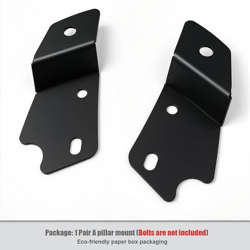 A Pillar Light Mount for Ford Bronco 2021 2022 2023 2024 2025 2026, Auxiliary Offroad Ditch Light Brackets, CNC One-piece Moulding, 1 Pair in Kuwait