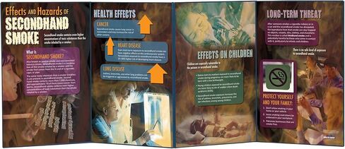 Effects & Hazards of SecondhandSmoke Folding Display in Kuwait