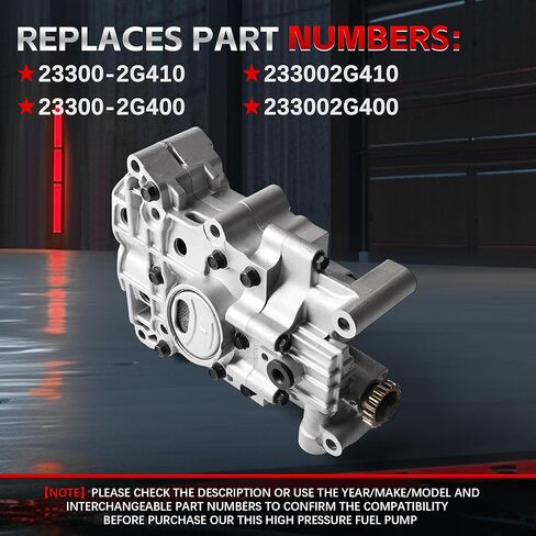 20 Teeth Engine Oil Pump Balance Shaft Assembly Fit for Hyundai Tucson 2014-2015, Kia Sorento 2013-2018, Santa Fe Sport 2013-2016, Sportage 2014-2016 L4 2.4L Only OEM# 23300-2G400 23300-2G410 in Kuwait