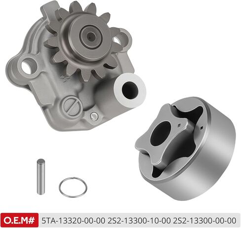 JAVIK مجموعة مضخة الزيت والدوار الخارجي لـ Yamaha WR450F 2007-2015 YZ450F 2006-2013 O.E.M #2S2-13300-10-00 2S2-13300-00-00 5TA-13320-00-00 in Kuwait