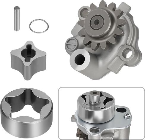 JAVIK مجموعة مضخة الزيت والدوار الخارجي لـ Yamaha WR450F 2007-2015 YZ450F 2006-2013 O.E.M #2S2-13300-10-00 2S2-13300-00-00 5TA-13320-00-00 in Kuwait