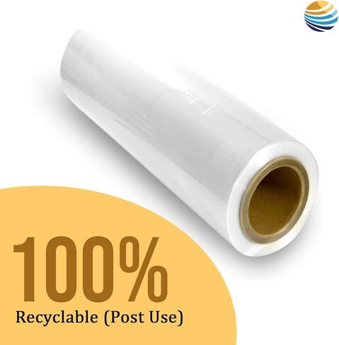 فيلم PrintFinish Shrink Wrap Film 525 'التفاف حراري POF Centerfold - بولي أوليفين عالي الجودة للخدمة الشاقة - 75 مقياس (12 "× 525") in Kuwait
