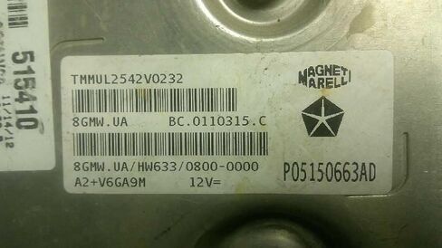 Engine ECM Control Module 1.4L Turbo Fits 13 Dart P05150663AD 05150663AD in Kuwait