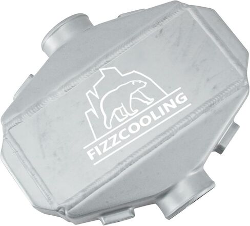 10.82" x 9.44" x 3.5" Universal Liquid Water to Air Intercooler 2.5" Inlet&Outlet, Air Intercooler, Aluminum Intercooler in Kuwait