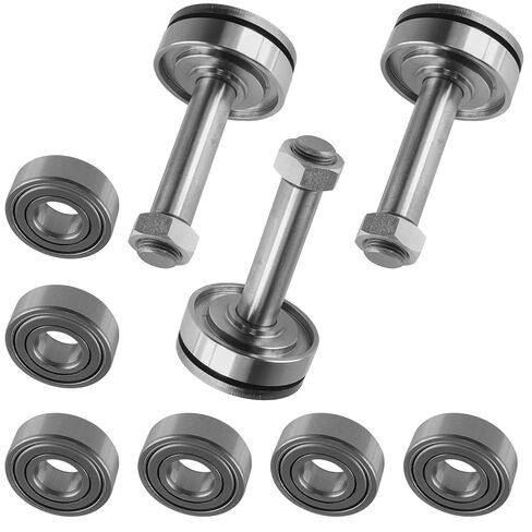 Replacement 3X Spindle Shaft & Bearings for John Deere 116H 655cc 38" 46" NEW, Replaces Mod-C88-44019 83-85, Pack of 3 in Kuwait