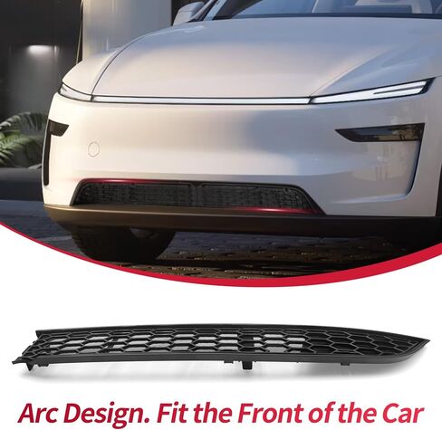 AggAuto Grille Mesh Insert Compatible with Tesla Model Y Juniper 2025 2026, Front Air Inlet Vent Grille Inserts Cover Replacement, 2 Pcs Model Y Accessories Black in Kuwait