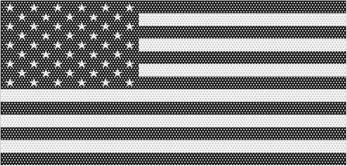 Hooke Road Wrangler JL Grill Inserts Gladiator Grille Guard for 2018-2026 Jeep Wrangler JL & Gladiator JT (American Flag, Black & White, Steel) in Kuwait