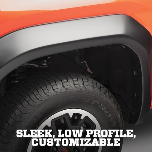 Husky Liners Fender Flares نمط Extend-A-Fender | يناسب 2004-2008 F-150 | أمامي وخلفي 4 قطع أسود - 2802915 in Kuwait