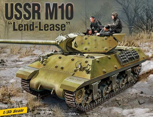 Academy 13521 1/35 Soviet M-10 Tank Destroyer Lend Lease Plastic Model in Kuwait
