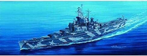 عازف البوق 1/350 سفينة حربية يو إس إس ألاباما BB60 in Kuwait
