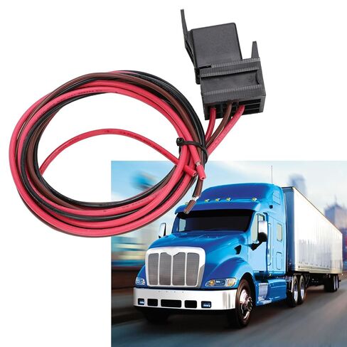 Generic مروحة التحكم في الحرارة بمروحة كهربائية، DC12V 60A مجموعة درجة الحرارة القابلة للتعديل، أداة تبريد مسبار من الفولاذ المقاوم للصدأ مع تصميم فعال، مثالية لنظام تبريد المبرد لشاحنة السيارة in Kuwait