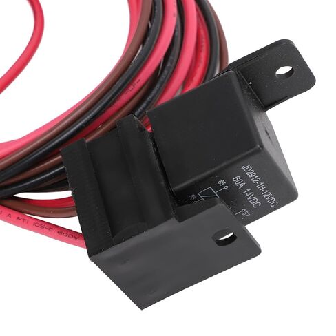 Generic مروحة التحكم في الحرارة بمروحة كهربائية، DC12V 60A مجموعة درجة الحرارة القابلة للتعديل، أداة تبريد مسبار من الفولاذ المقاوم للصدأ مع تصميم فعال، مثالية لنظام تبريد المبرد لشاحنة السيارة in Kuwait