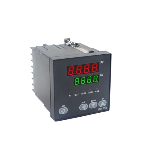 72 * 72 مم 800 درجة إدخال PT100 0-10V 4-20mA PID مخرج SSR Relay 220V 24V 380V ترموستات 2 جهاز تحكم في درجة الحرارة (2 منبه ومزدوج OP، 110-220V 4-20mA IP) in Kuwait