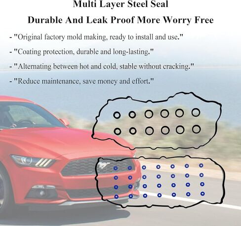 مجموعة حشية غطاء الصمام VS50902R - متوافقة مع Ford F-150 5.0L 2017-2015، موستانج 5.0L 2017-2015، موستانج 5.2L 2020-2016 وV8 in Kuwait