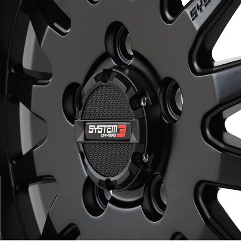 System 3 SB-8 Beadlock 15x10 Wide UTV Wheel - Matte Black (5x4.5) +0mm in Kuwait