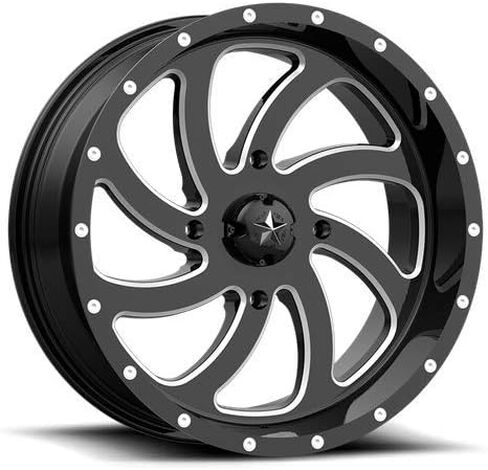 عجلات الطرق الوعرة من ام اس ايه MA36 22X7 4X156 G-BLK MILL 00MM - M36-022756M in Kuwait