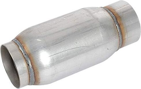 JEGS Flowpack Bullet Muffler | 3in.Inlet/Outlet | 4" x 6.5" Body | 9" Overall Length | Aluminized Steel Case With A 409 Stainless Steel Perforated Inner Core in Kuwait